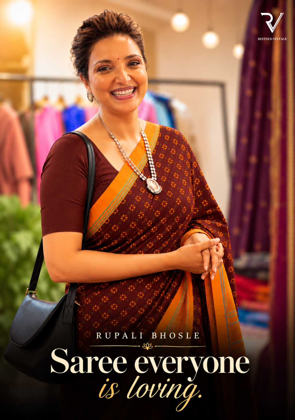 Double Plus Butta Ilkal Cotton Silk Saree | Rupali Bhosle