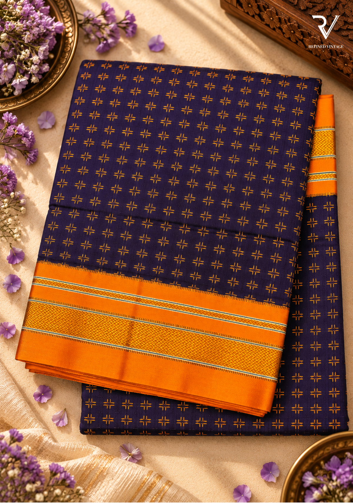 Double Plus Butta Ilkal Cotton Silk Saree | Rupali Bhosle